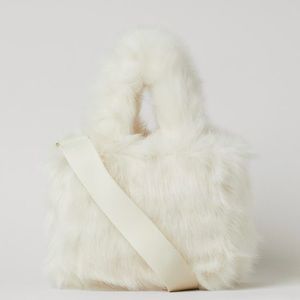 H&M Small faux fur shoulder bag